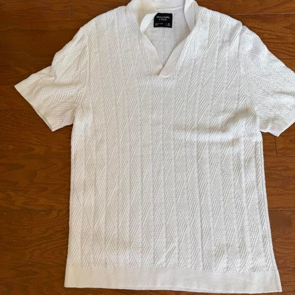 Abercrombie-fitch Men's White Jumper